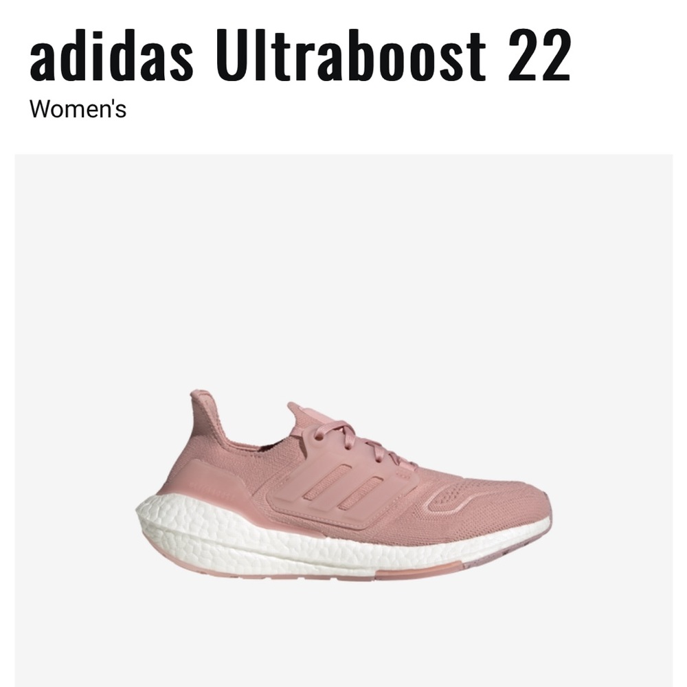 NWT / NIB Adidas Ultraboost 22 Women’s Size 7 Wonder Mauve Pink